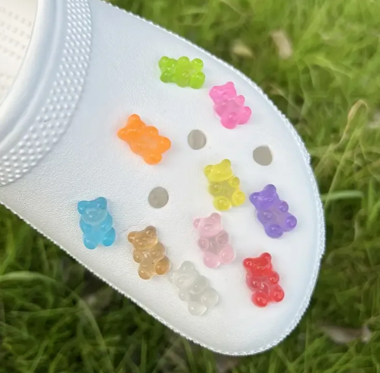 Gummy Bear Croc Charms — 3D printed by Moon Studio 3D